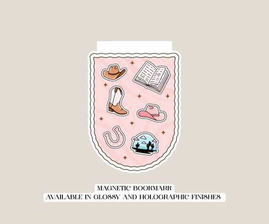 Cowboy Romance Magentic Bookmark