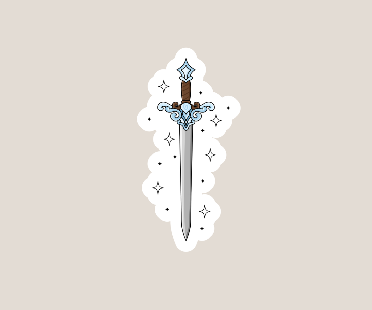 Quicksilver Sword Sticker