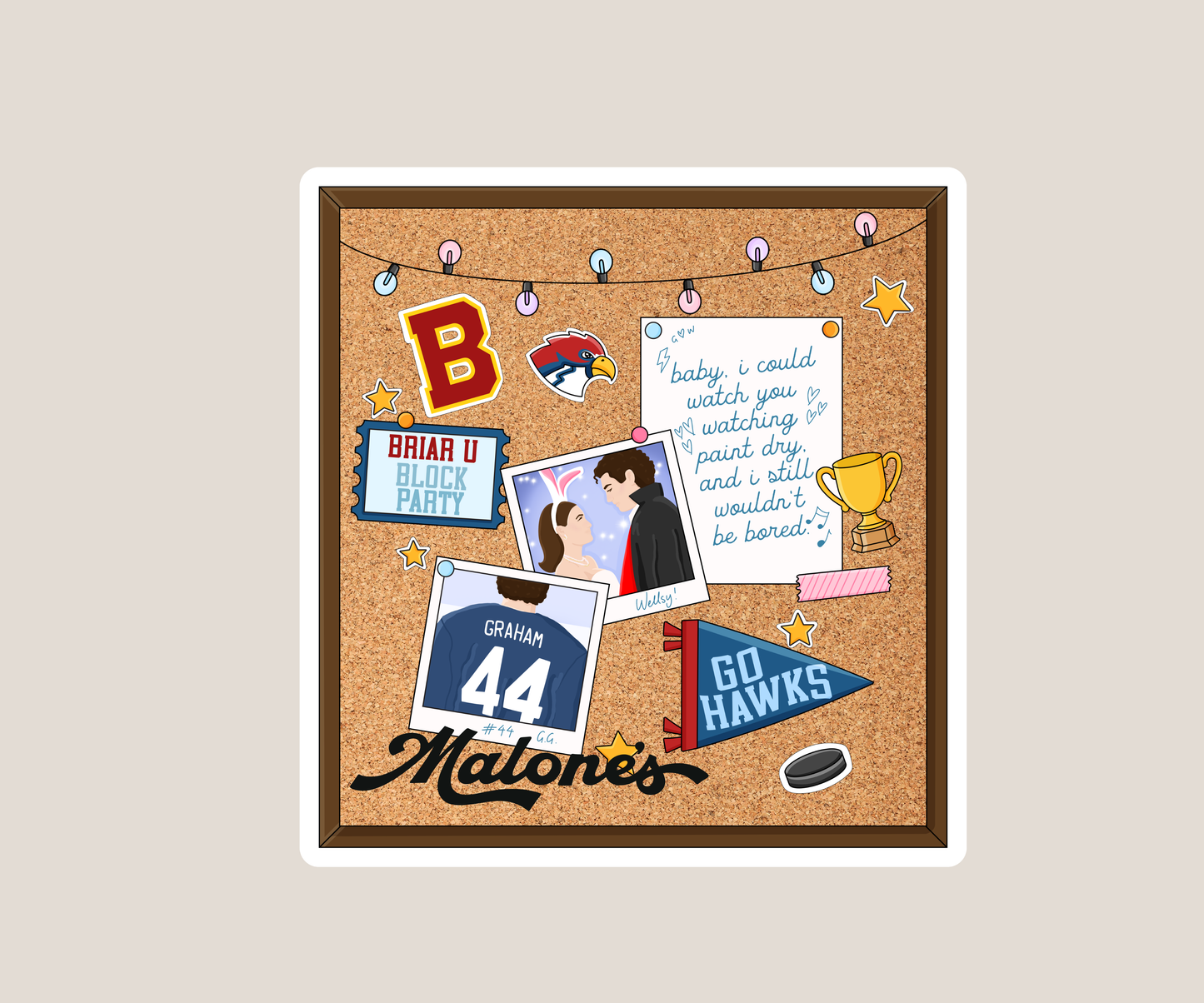 Off Campus Cork Board