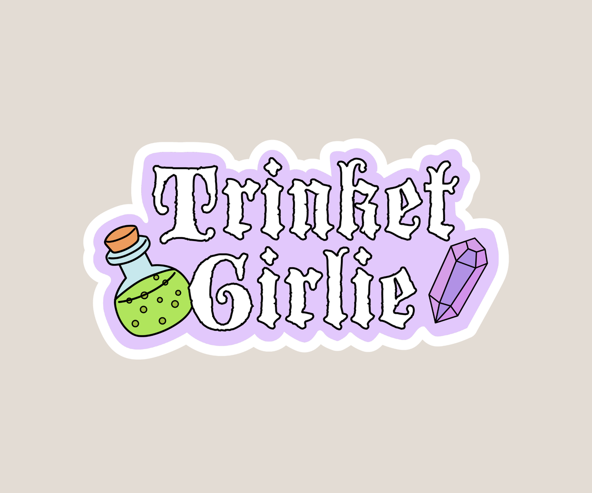Trinket Girlie Sticker