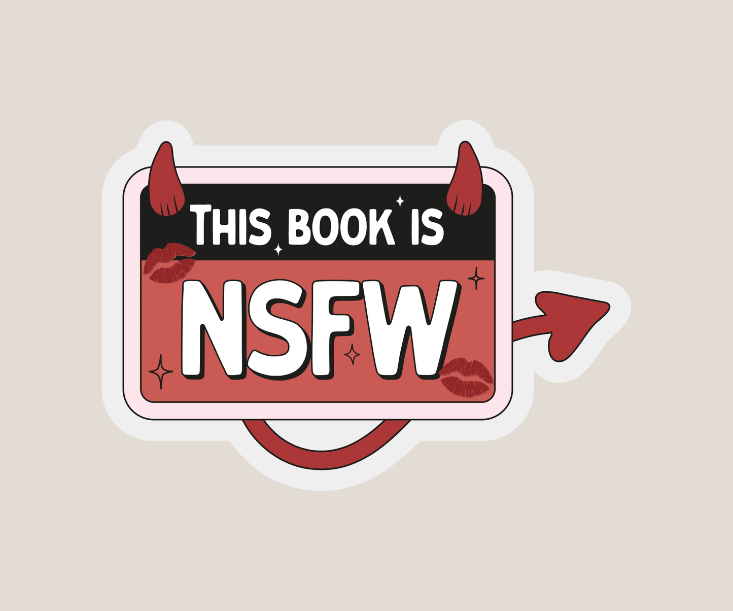 This book is NSFW Sticker