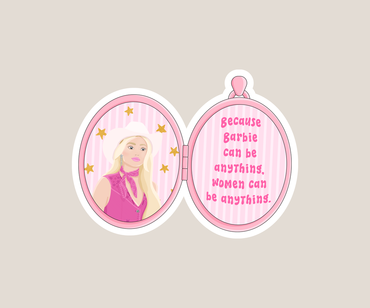 Women can be anything Sticker