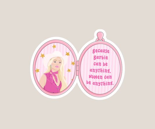 Women can be anything Sticker