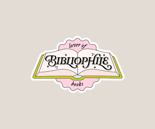 Lover of Bibliophile books Sticker
