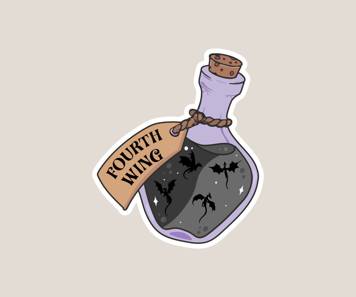 Fourth Wing Potion Sticker