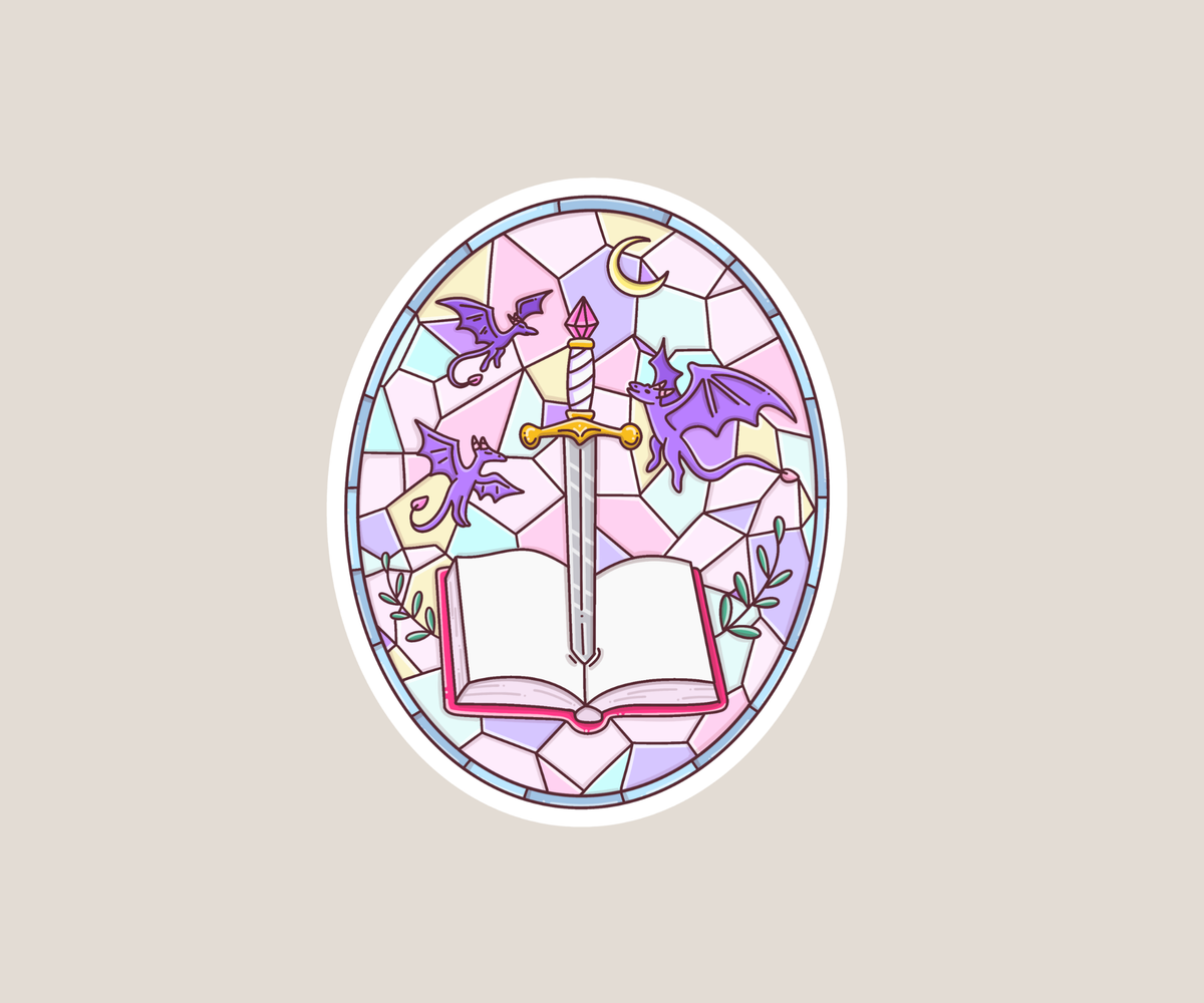Stained Glass Window Sticker
