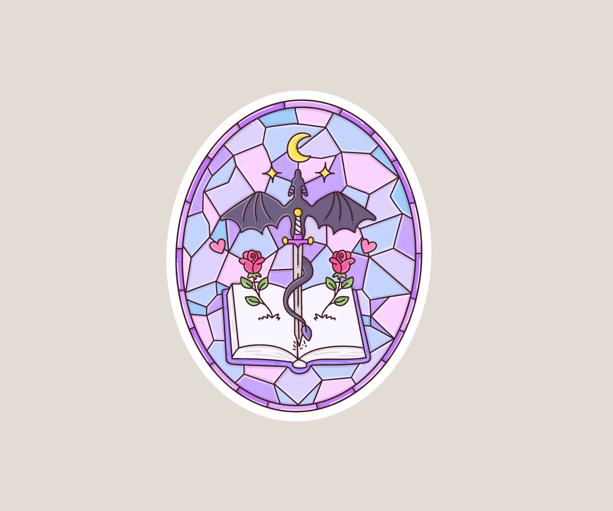Stained Glass Window Sticker