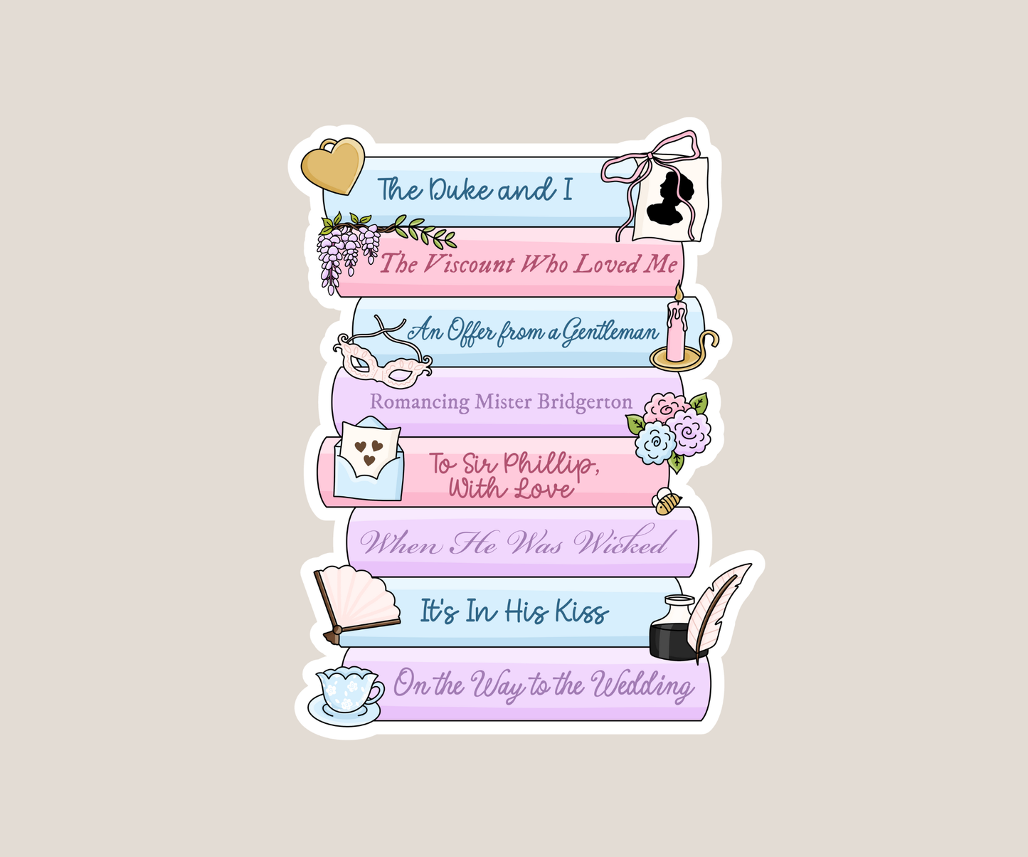 Dearest Gentle Reader Stickers