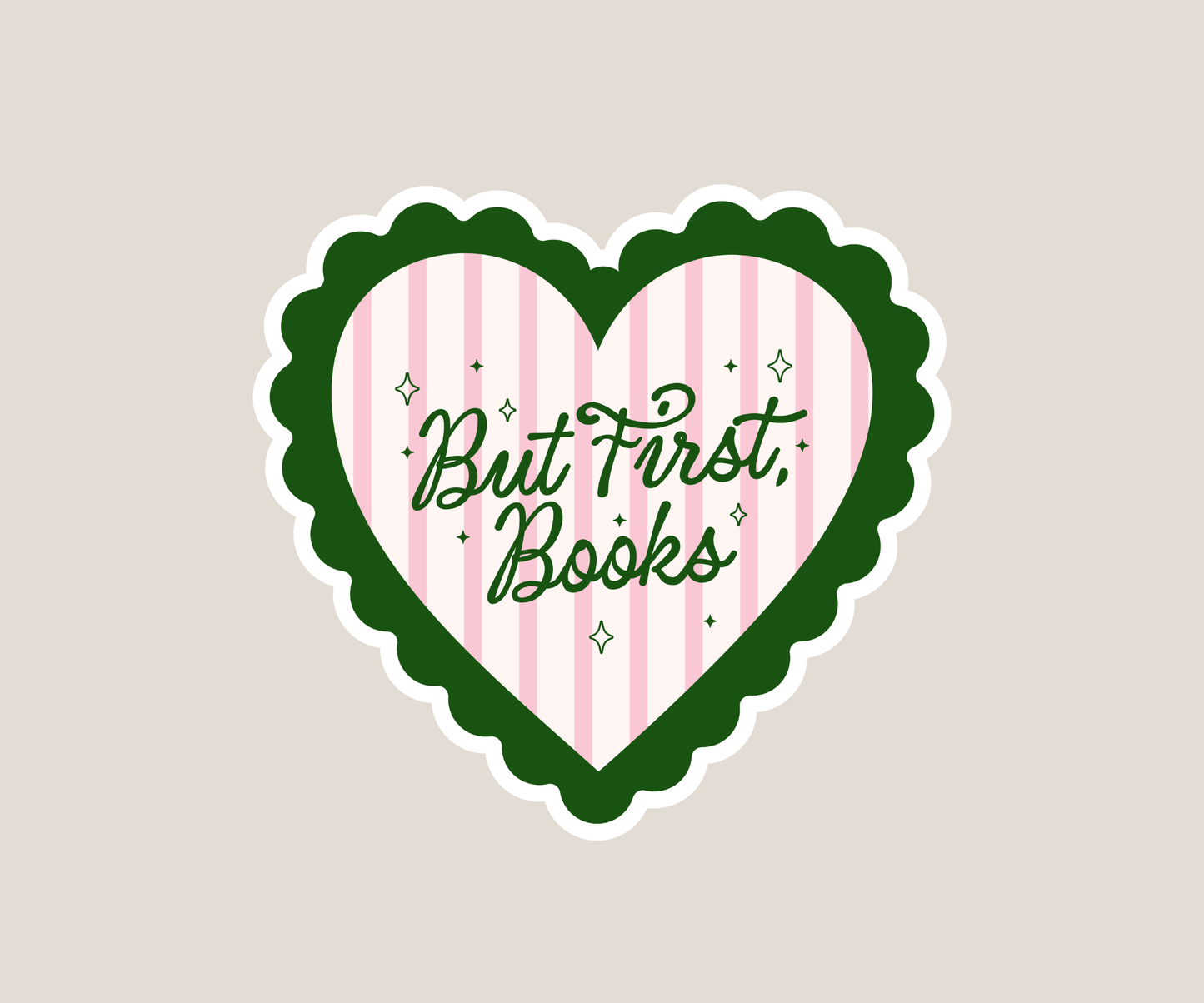 But First Books Sticker