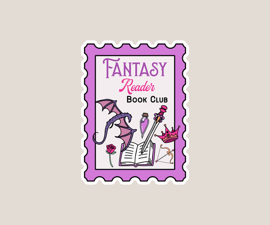 Fantasy Reader Book Club Sticker