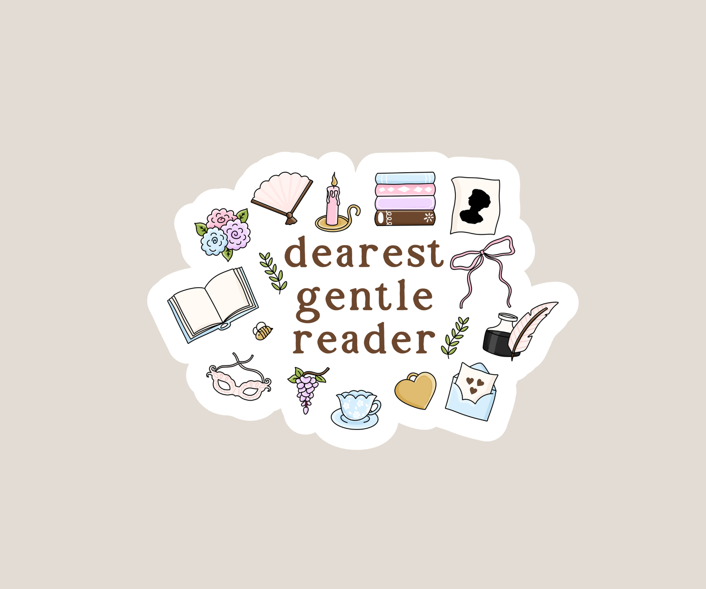 Dearest Gentle Reader Stickers