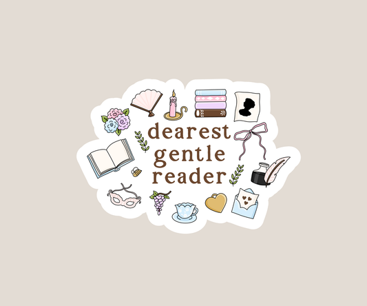 Dearest Gentle Reader Stickers