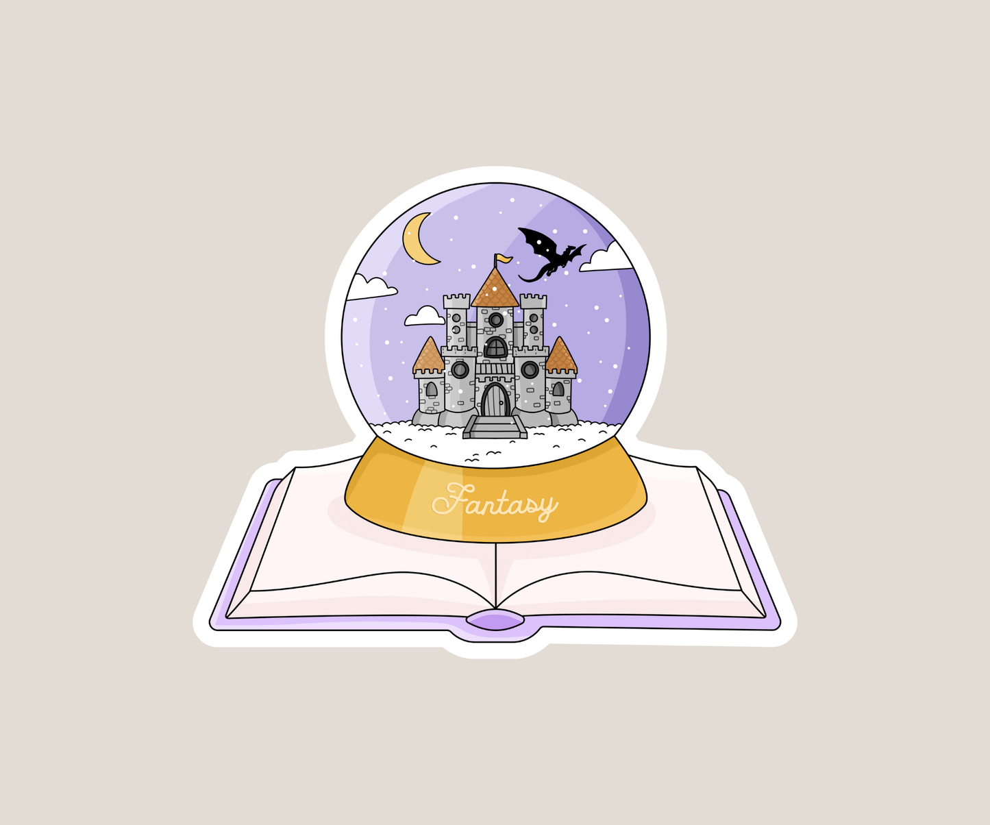 Fantasy Snowglobe Sticker