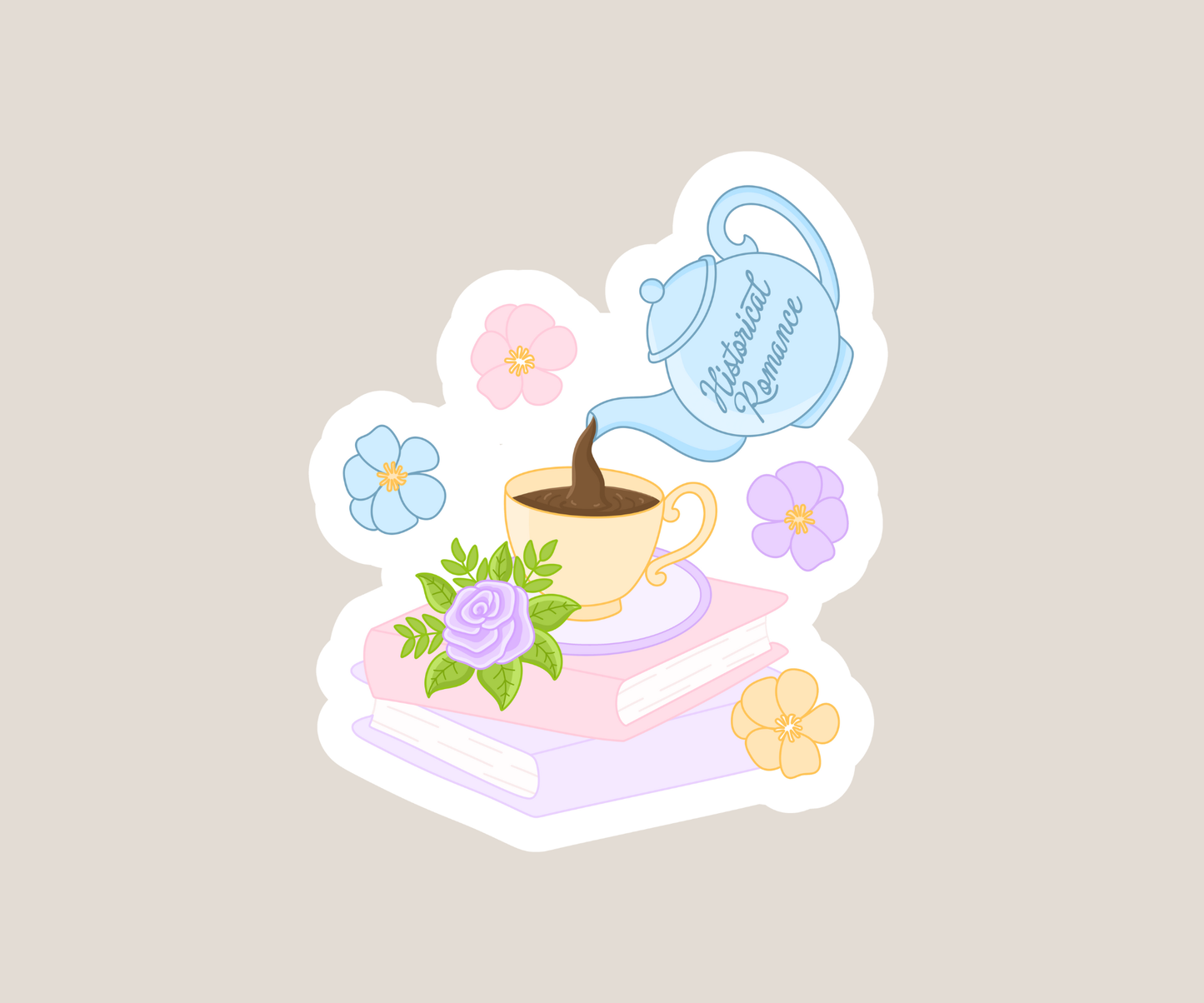Historical Romance Sticker