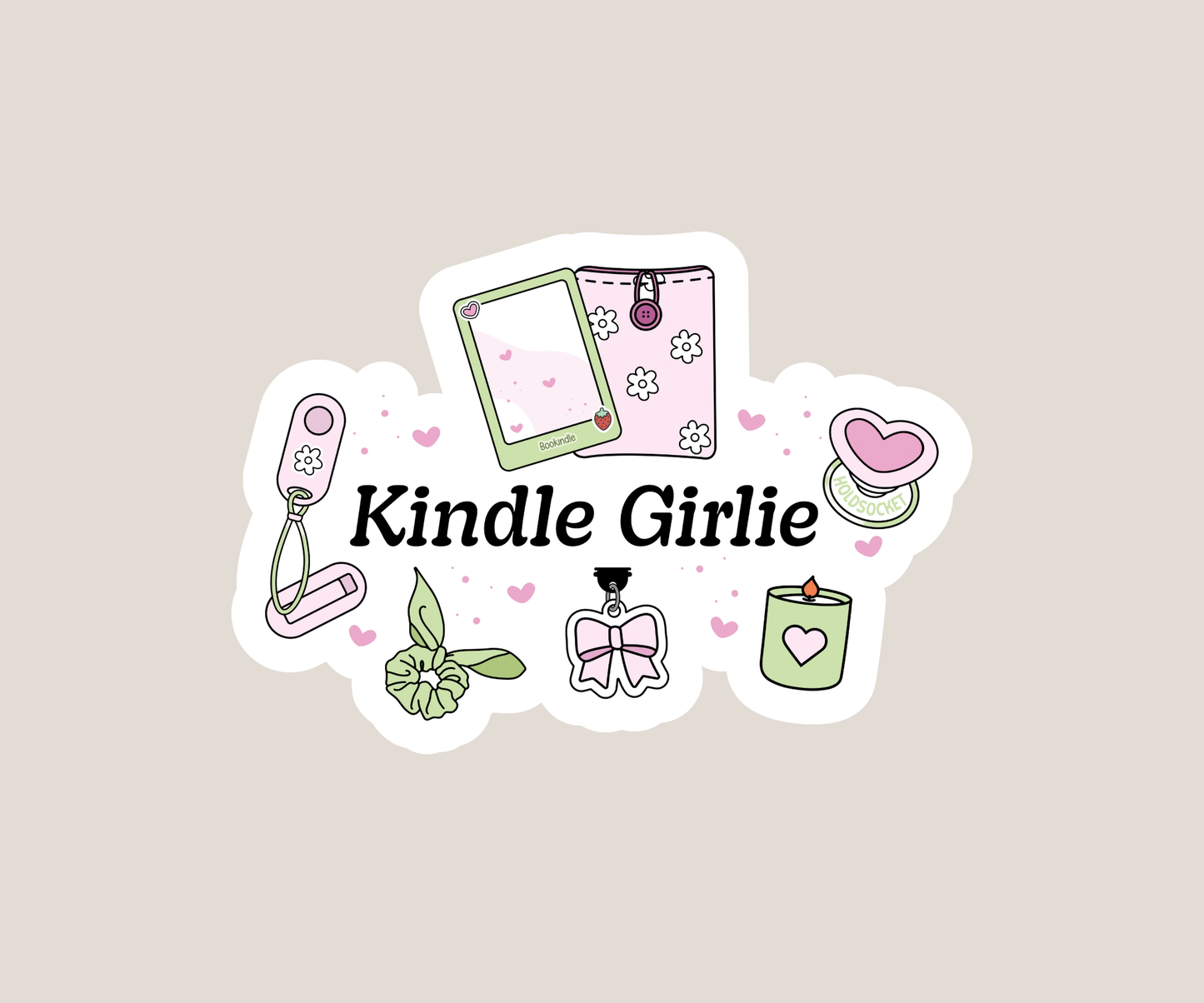 Kindle Girlie sticker