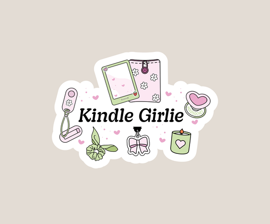 Kindle Girlie sticker