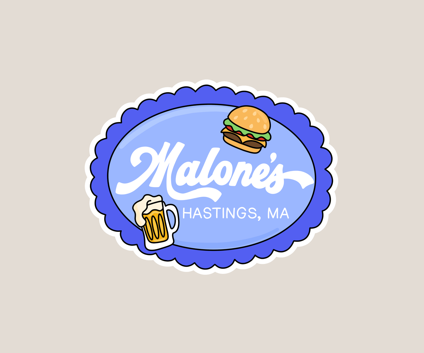 Malones Sticker