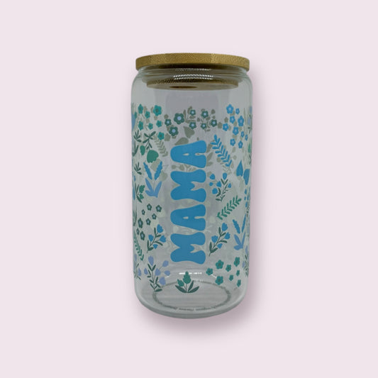 Blue Floral Mama