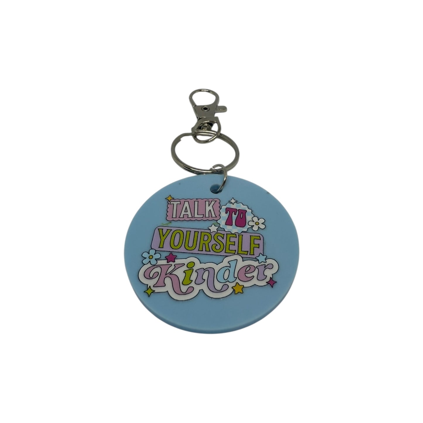 Talk kinder to yourself keyring