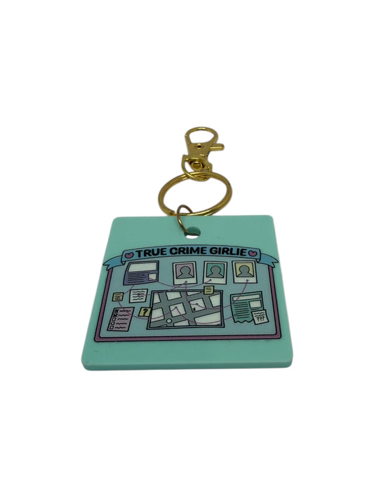 True crime girlie keyring