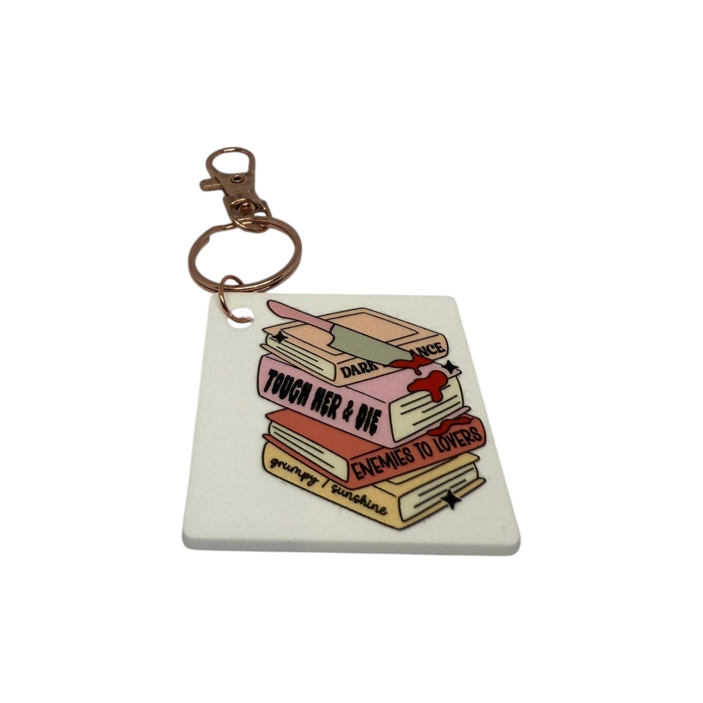 Touch her and die Keyring