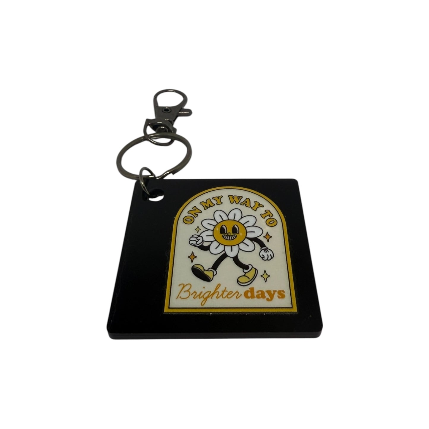 On my way to Brighter days Keyring