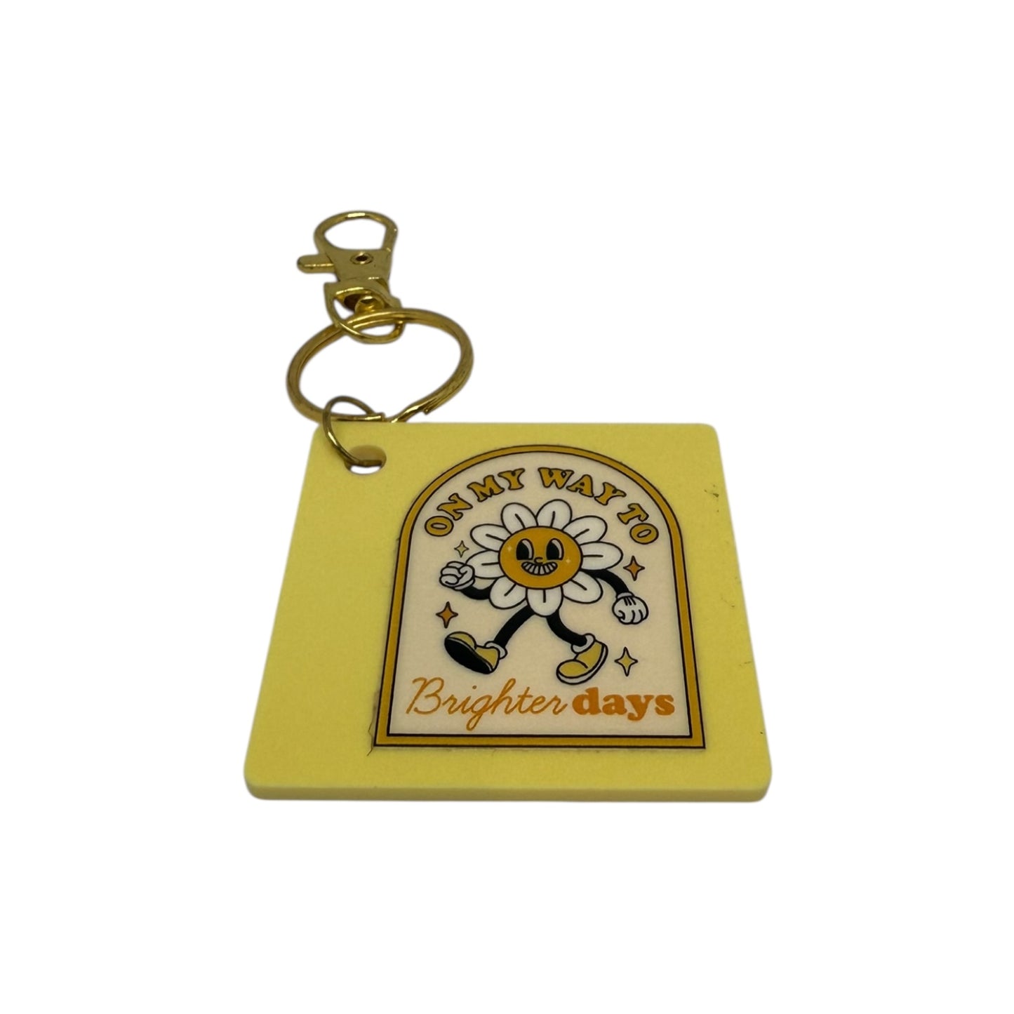 On my way to Brighter days Keyring