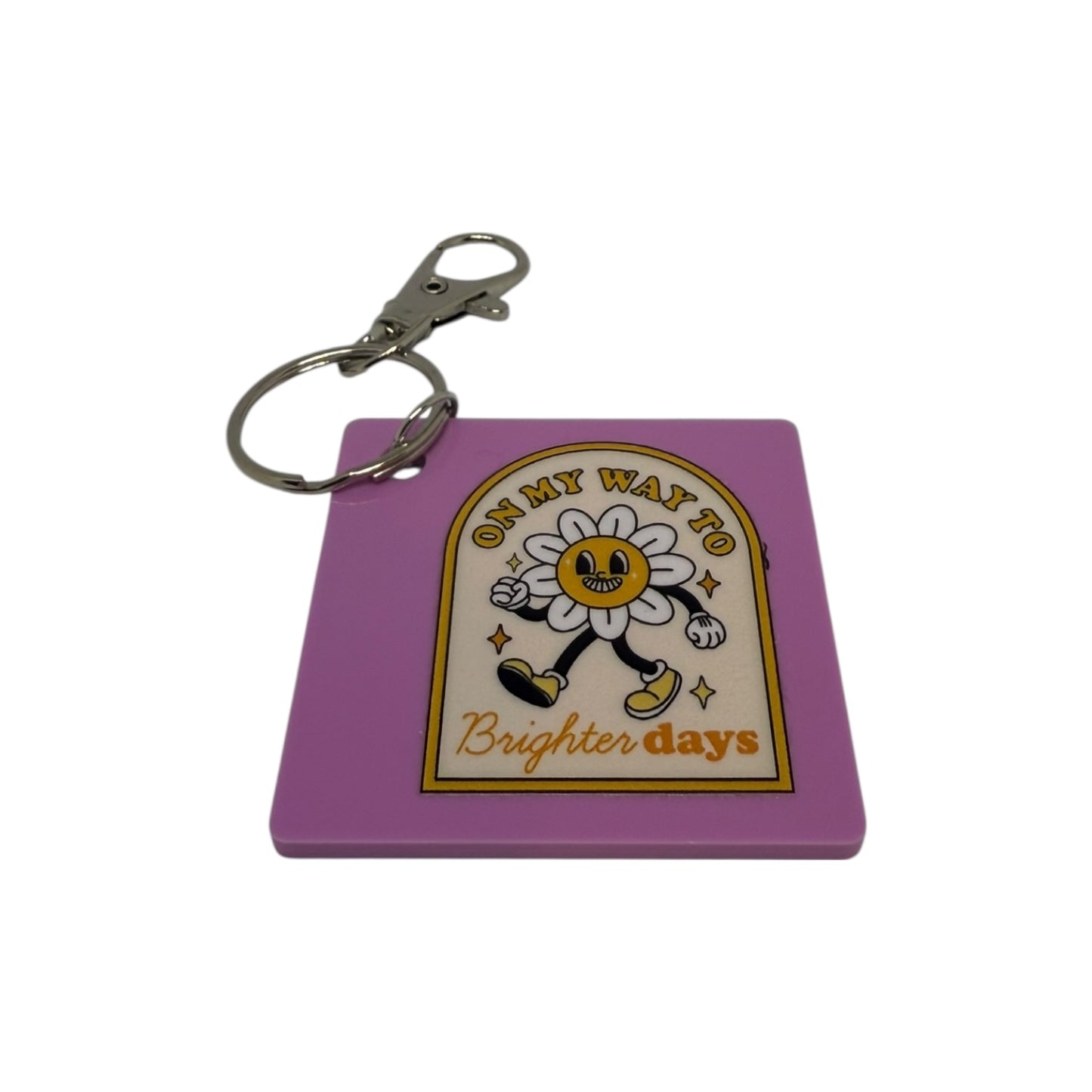 On my way to Brighter days Keyring