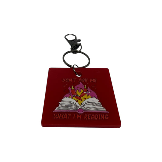 Don't ask me what i'm reading keyring