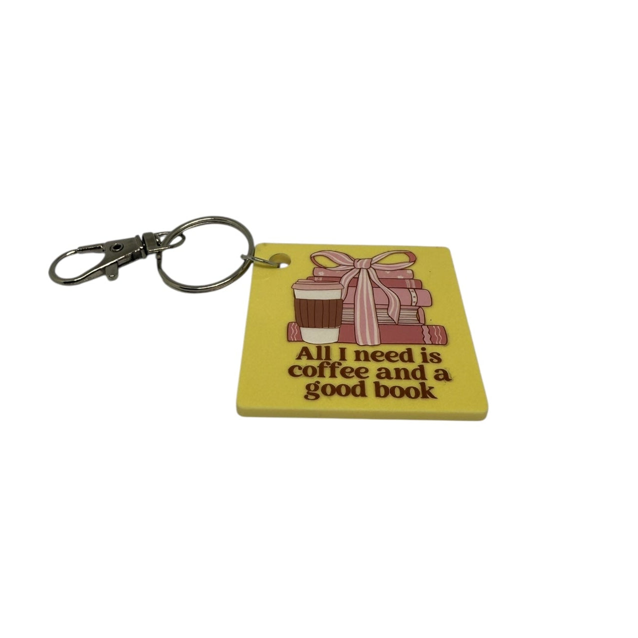 All I need is coffee and a good book keyring