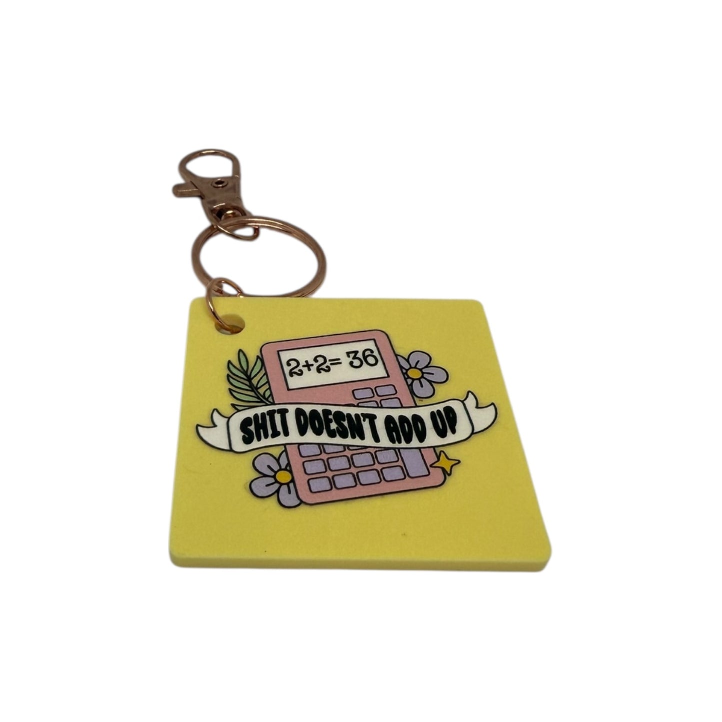 Shit doesn't add up keyring