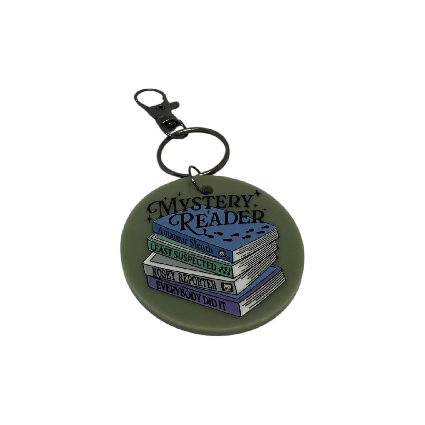 Mystery reader keyring