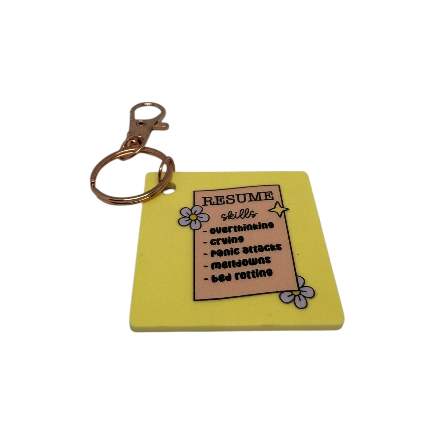 Resume skills keyring