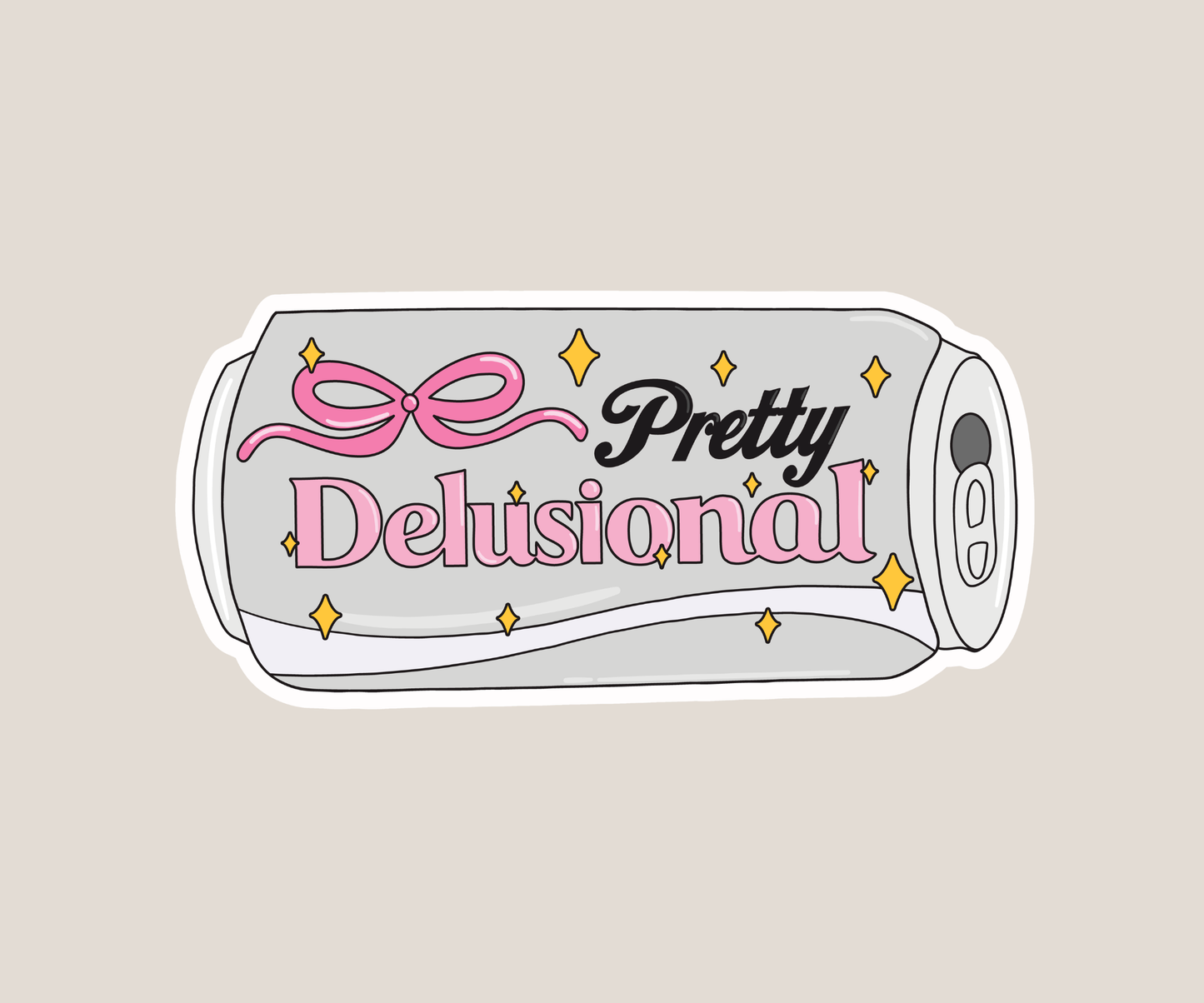 Pretty Delusional Sticker